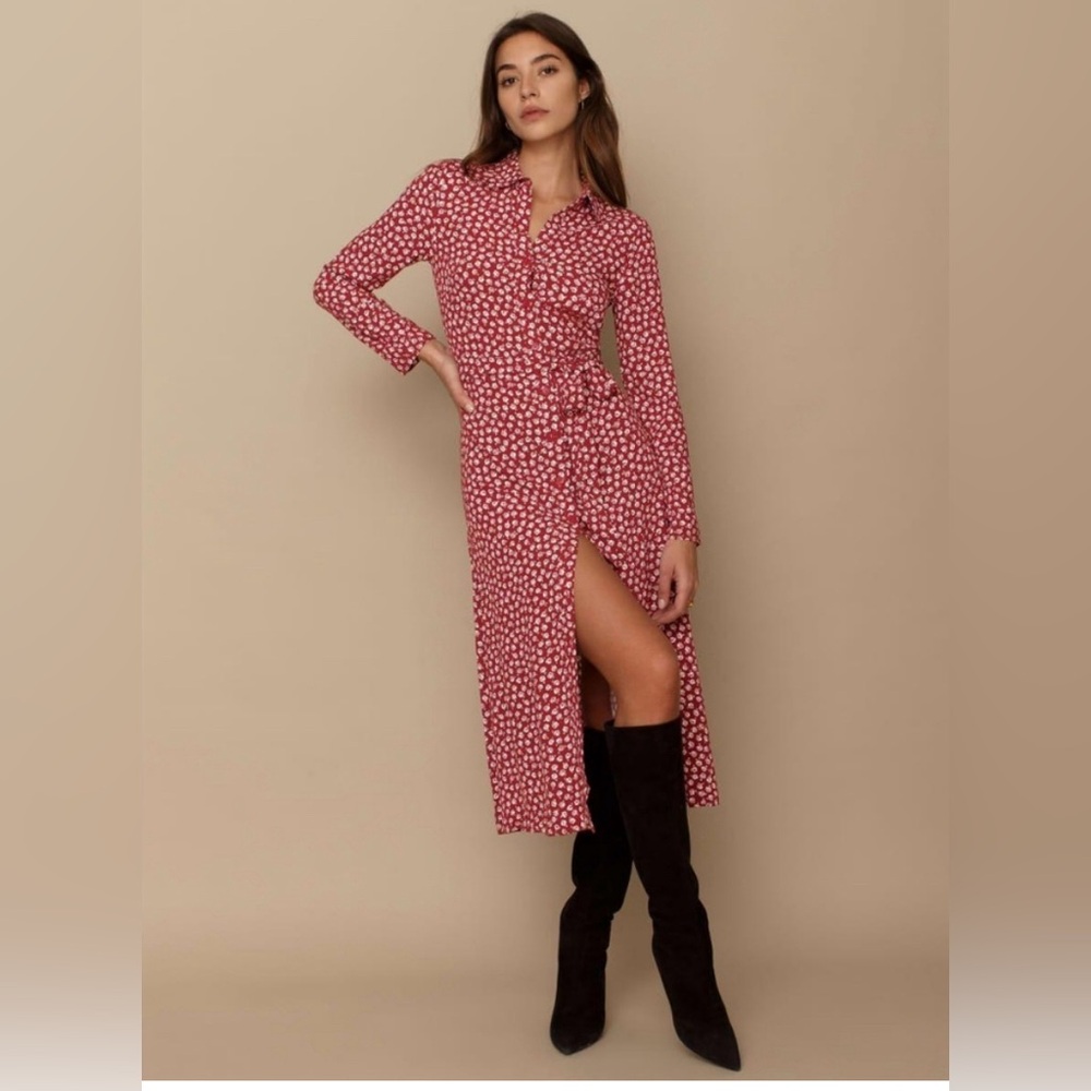 Reformation Long Sleeve Dress